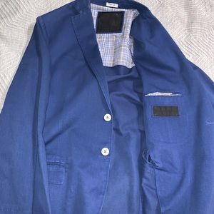 Zachary Prell 42r large men’s Blue blazer NWO